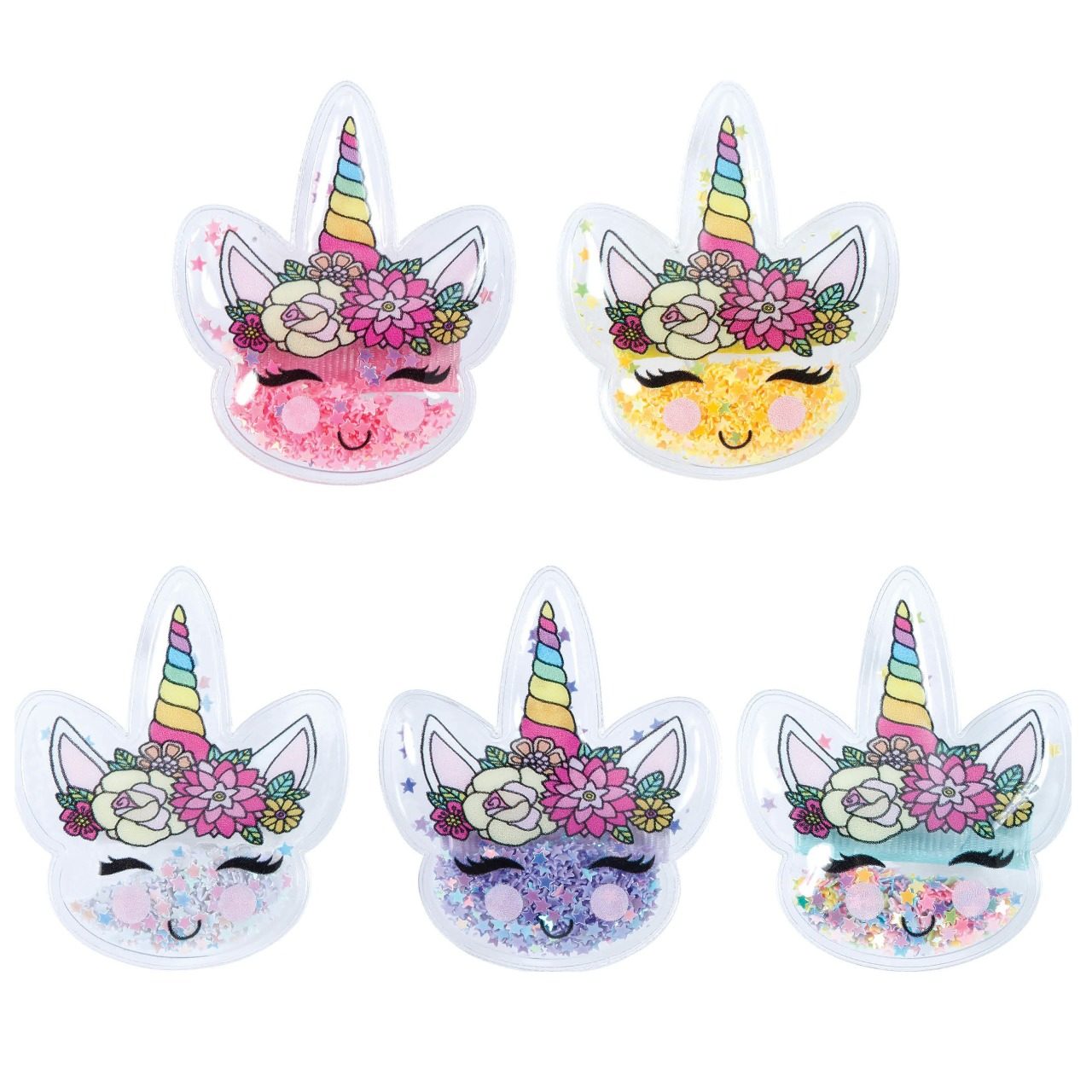Pack de 12 Pinzas de Unicornio