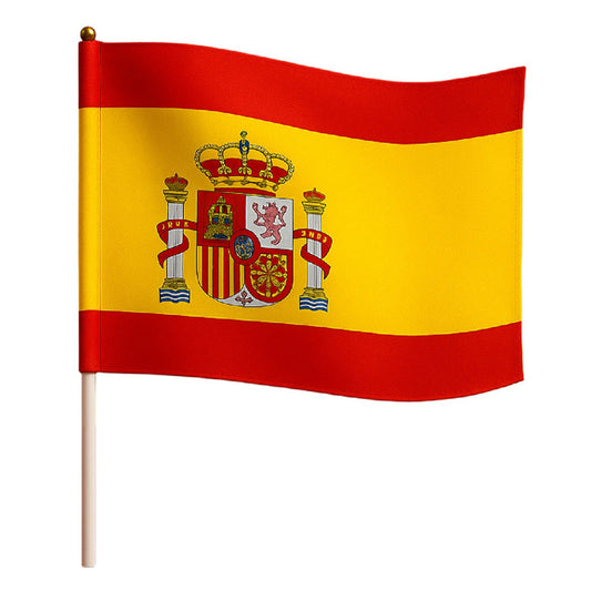 Pack de 24 Banderas de España con Palo