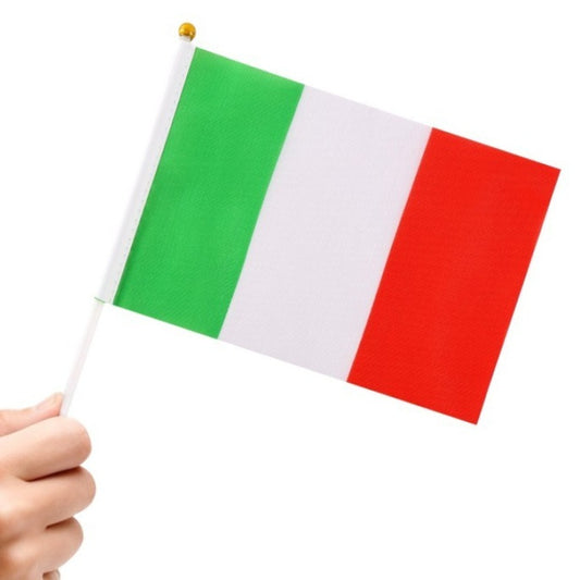 Pack de 24 Banderines de Italia 20x30cm