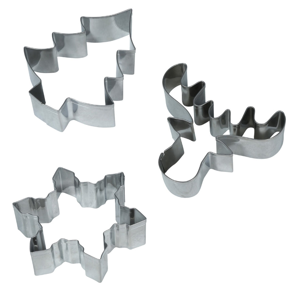 Pack de 3 Moldes Metálicos para Galletas Navideñas