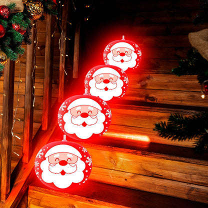Pack de 5 Globos de látex Papá Noel