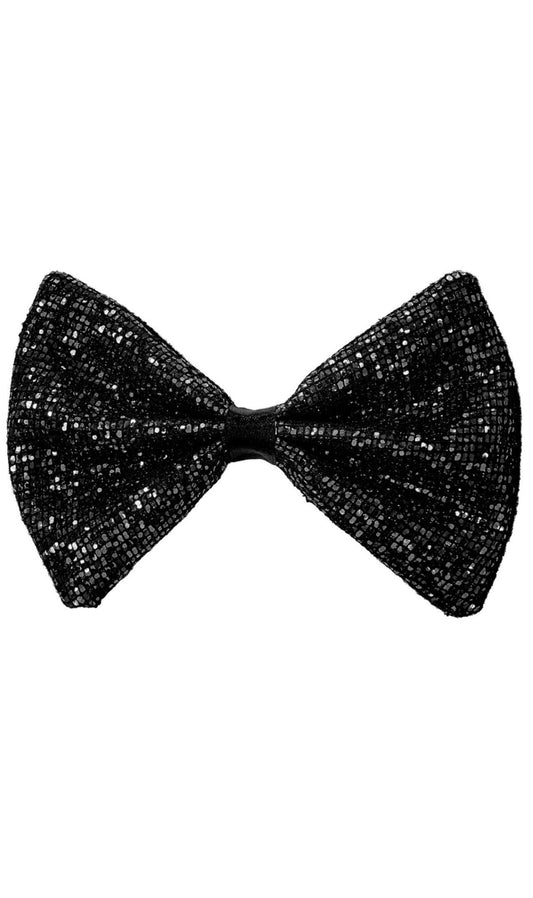 Pajarita Negra Brillante