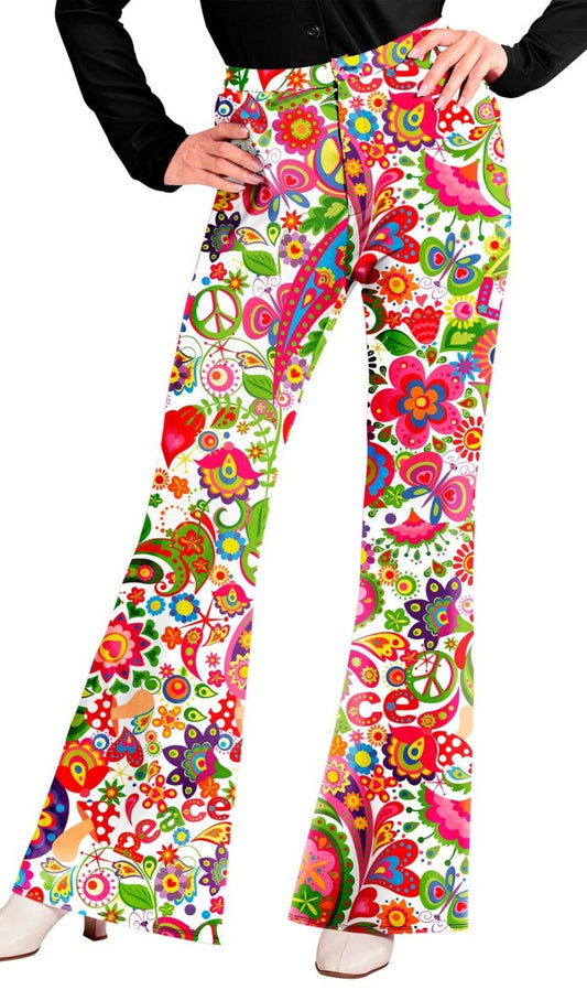 Pantalón de Años 70 Paz para mujer