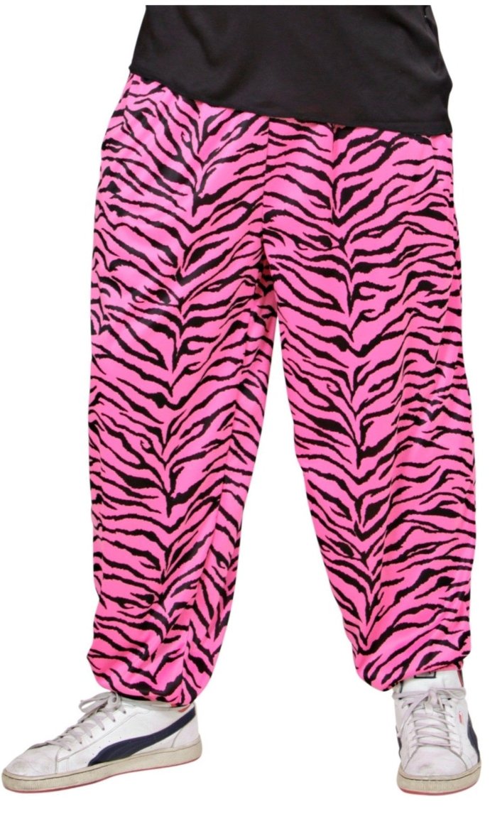 Pantalones Años 80 Rosas para hombre