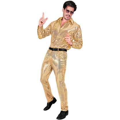 Pantalones Dorados Lentejuelas