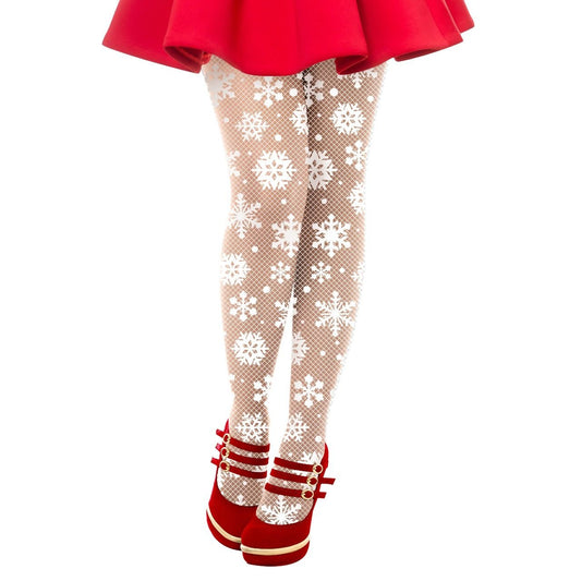 Panty de Navidad Copos de Nieve