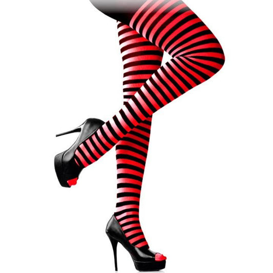 Panty Rayas Rojas y Negras Basic
