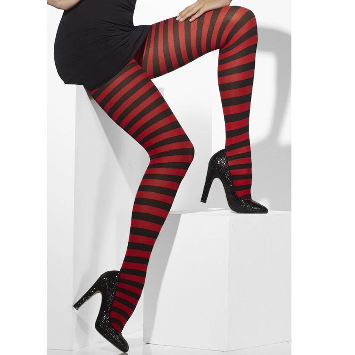 Panty Rayas Rojas y Negras Deluxe