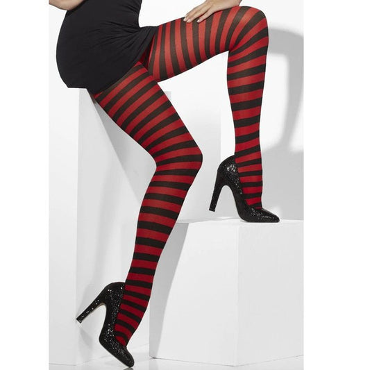 Panty Rayas Rojas y Negras Deluxe