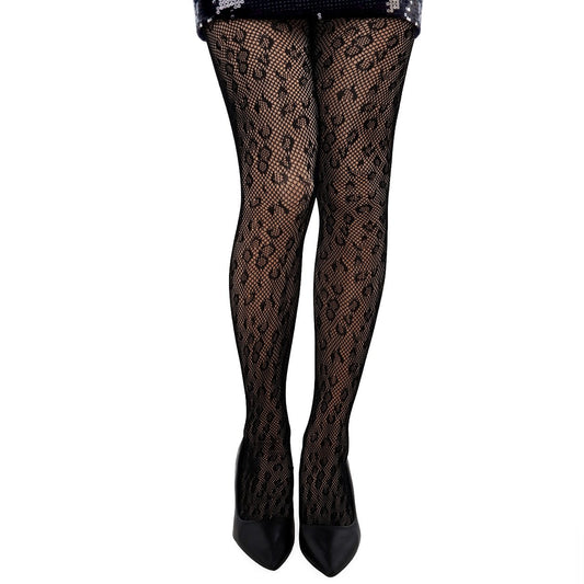 Panty de Rejilla Leopardo
