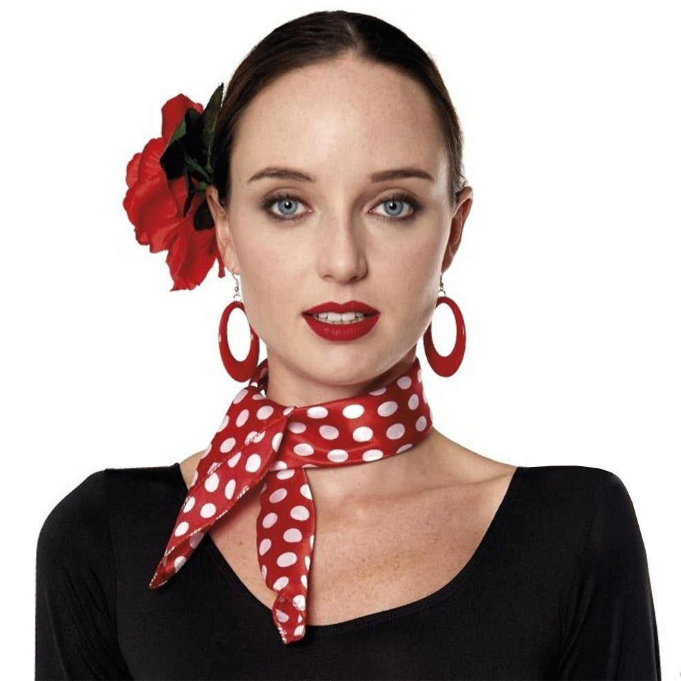 Pañuelo de Flamenca Rojo