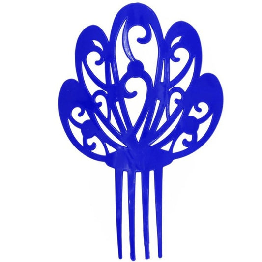 Peineta Azul Grande
