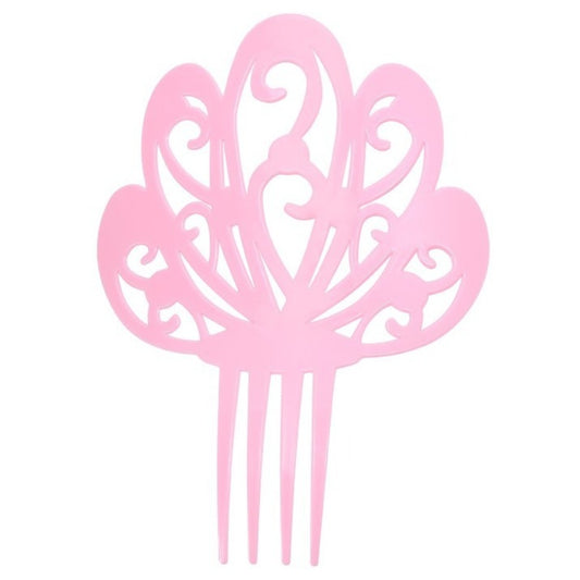 Peineta Rosa Grande