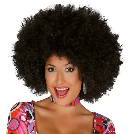 Peluca Afro Negra