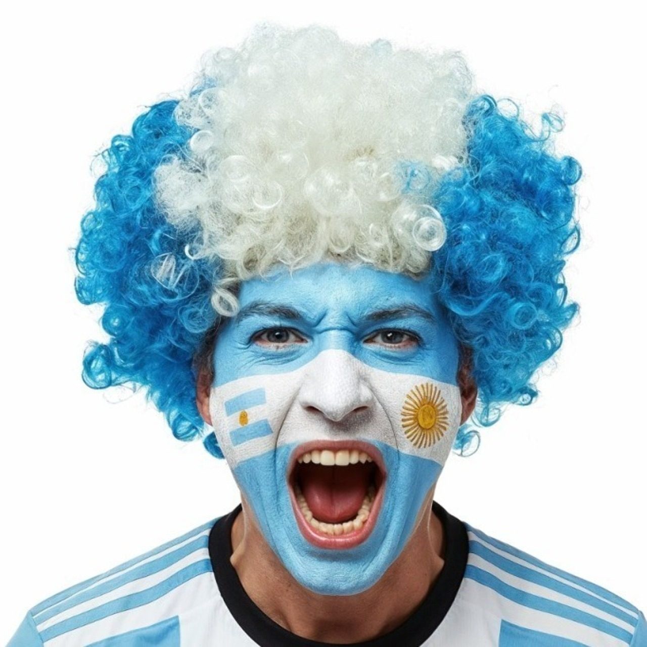 Peluca Argentina Afro