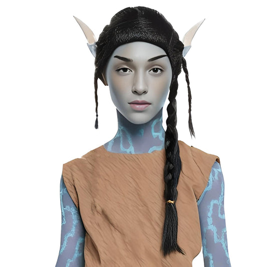 Peluca de Avatar Trenza infantil