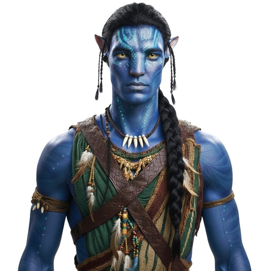 Peluca de Avatar Trenza