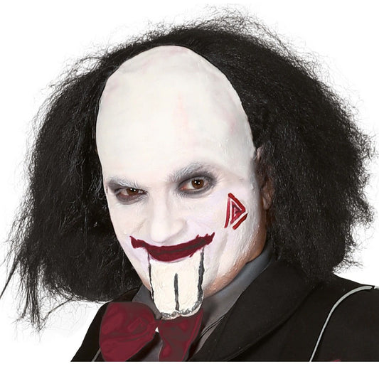 Peluca con Calva Asesino Saw