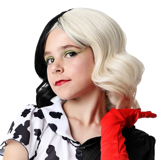 Peluca de Cruella Clásica infantil