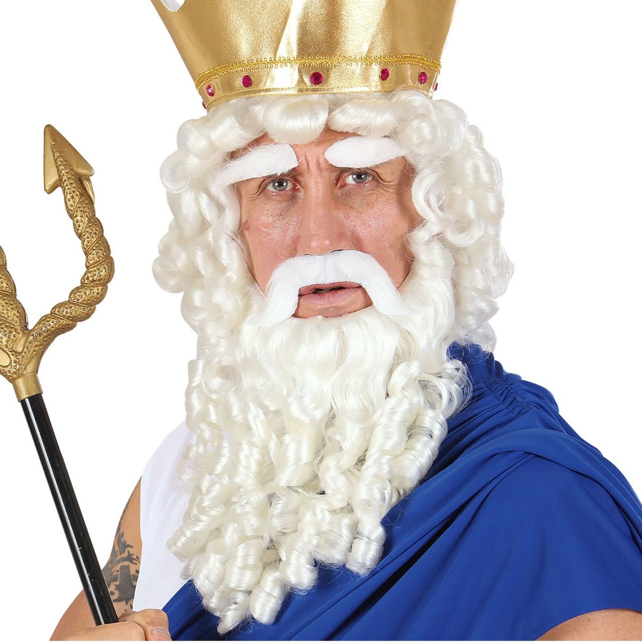 Peluca de Dios Griego Zeus