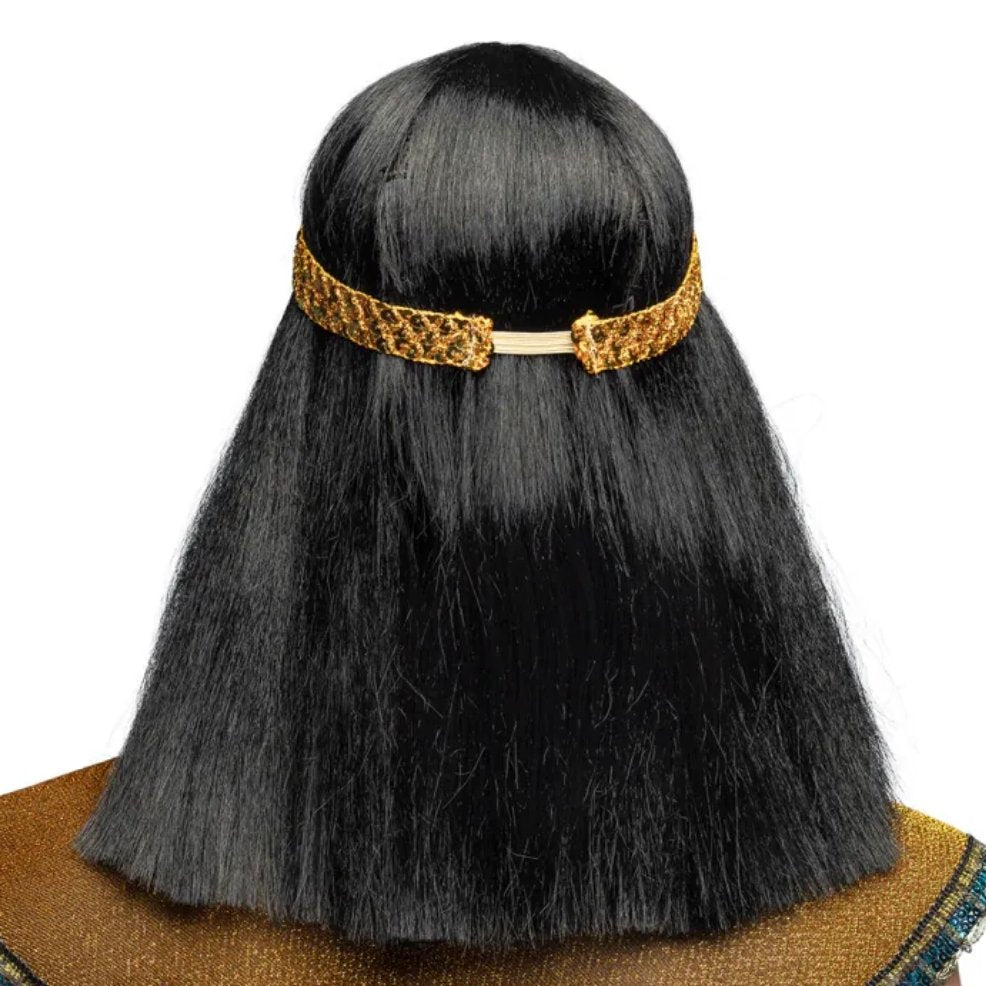 Peluca de Egipcia Negra