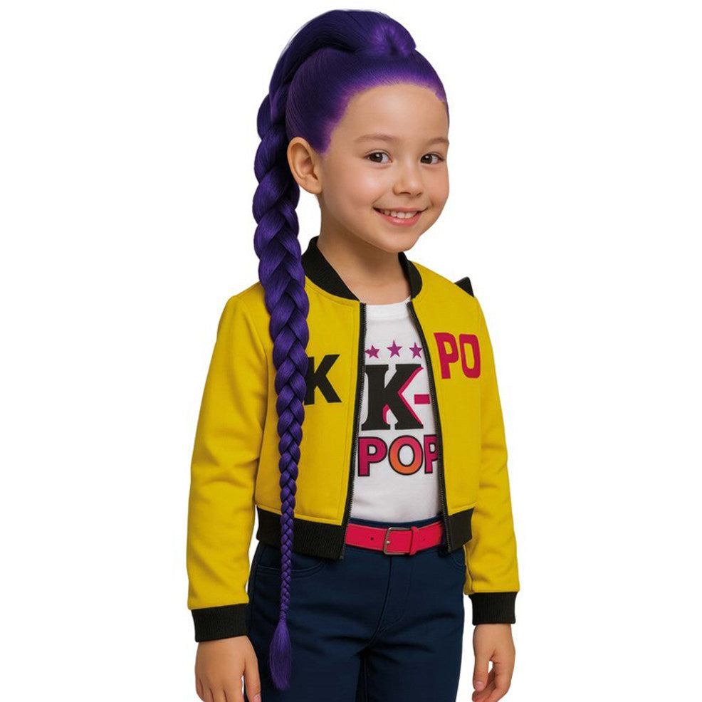 Peluca de Guerrera K-Pop Rumi infantil