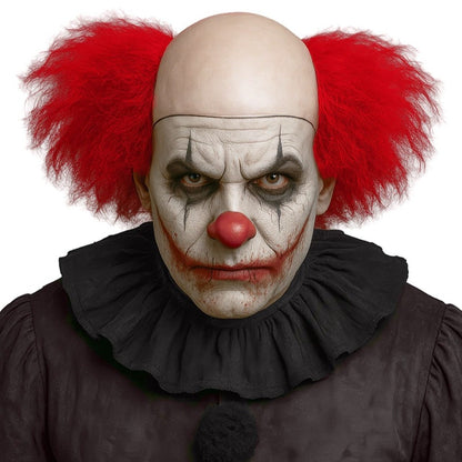 Peluca de Payaso Asesino con Calva