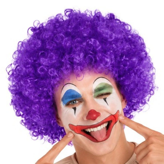 Peluca de Payaso Lila