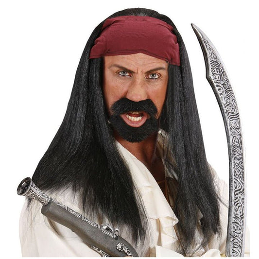 Peluca de Pirata con Trenzas