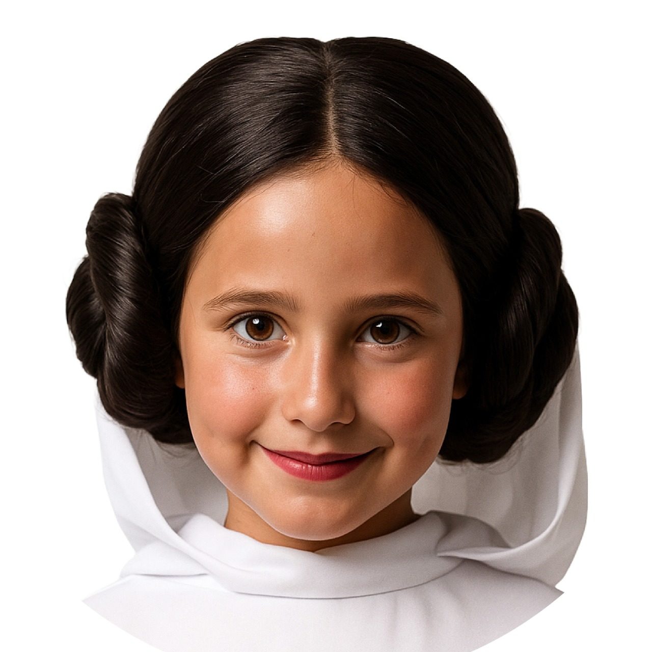 Peluca Princesa Leia Eco infantil