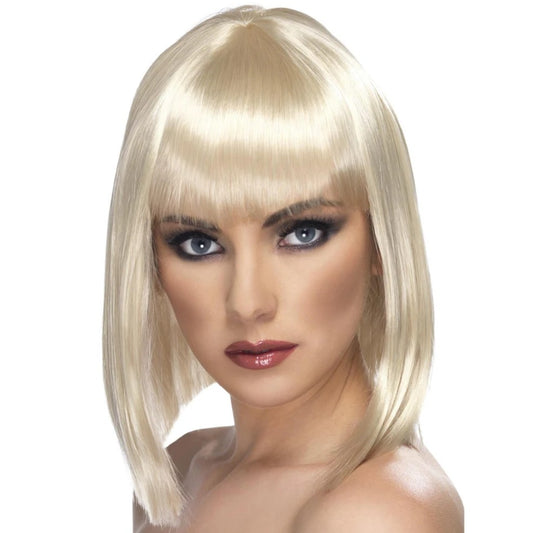 Peluca Rubia Corta Deluxe