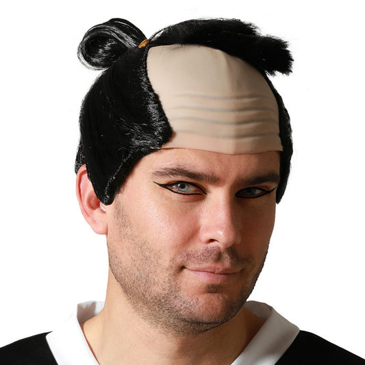 Peluca Samurai con Coleta