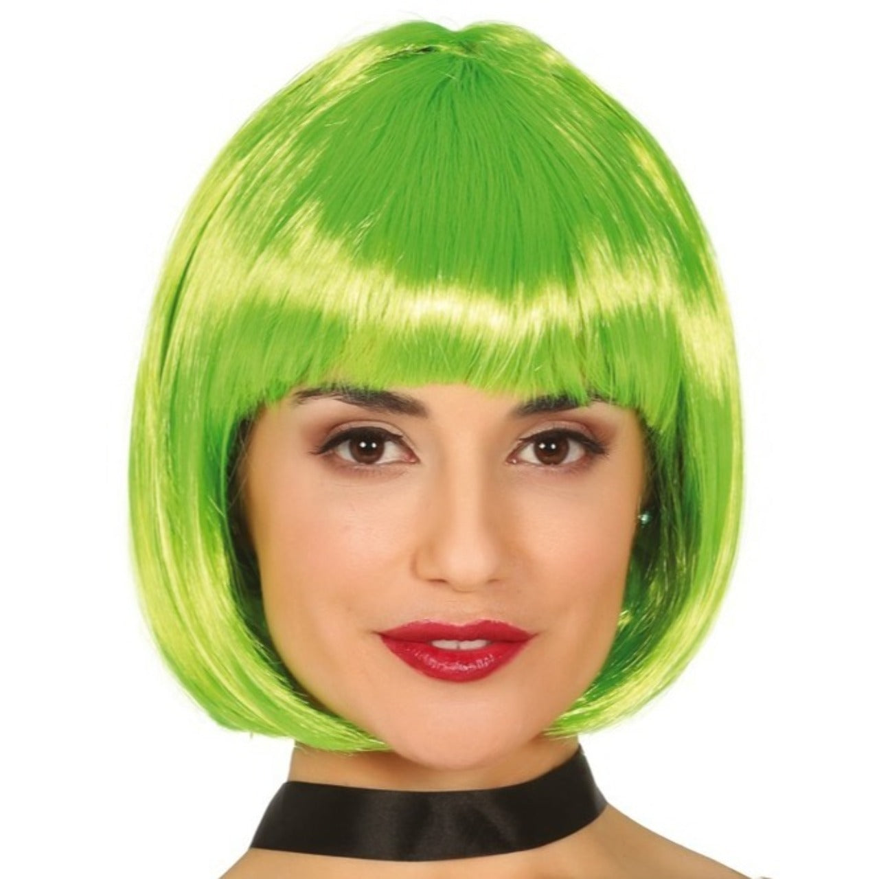 Peluca Verde Melena Corta
