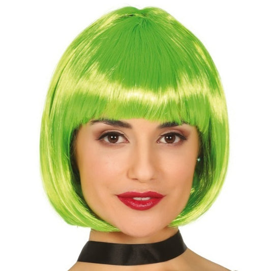 Peluca Verde Melena Corta