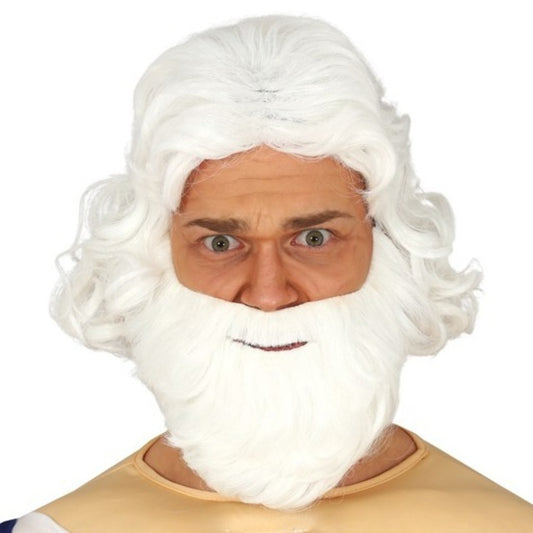 Peluca y Barba Blanca