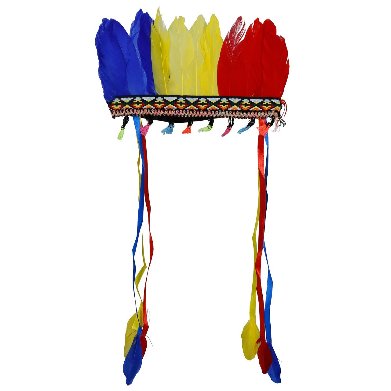 Penacho de Indio Plumas de Colores