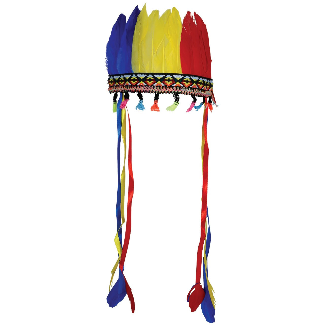 Penacho de Indio Plumas de Colores