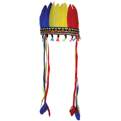 Penacho de Indio Plumas de Colores