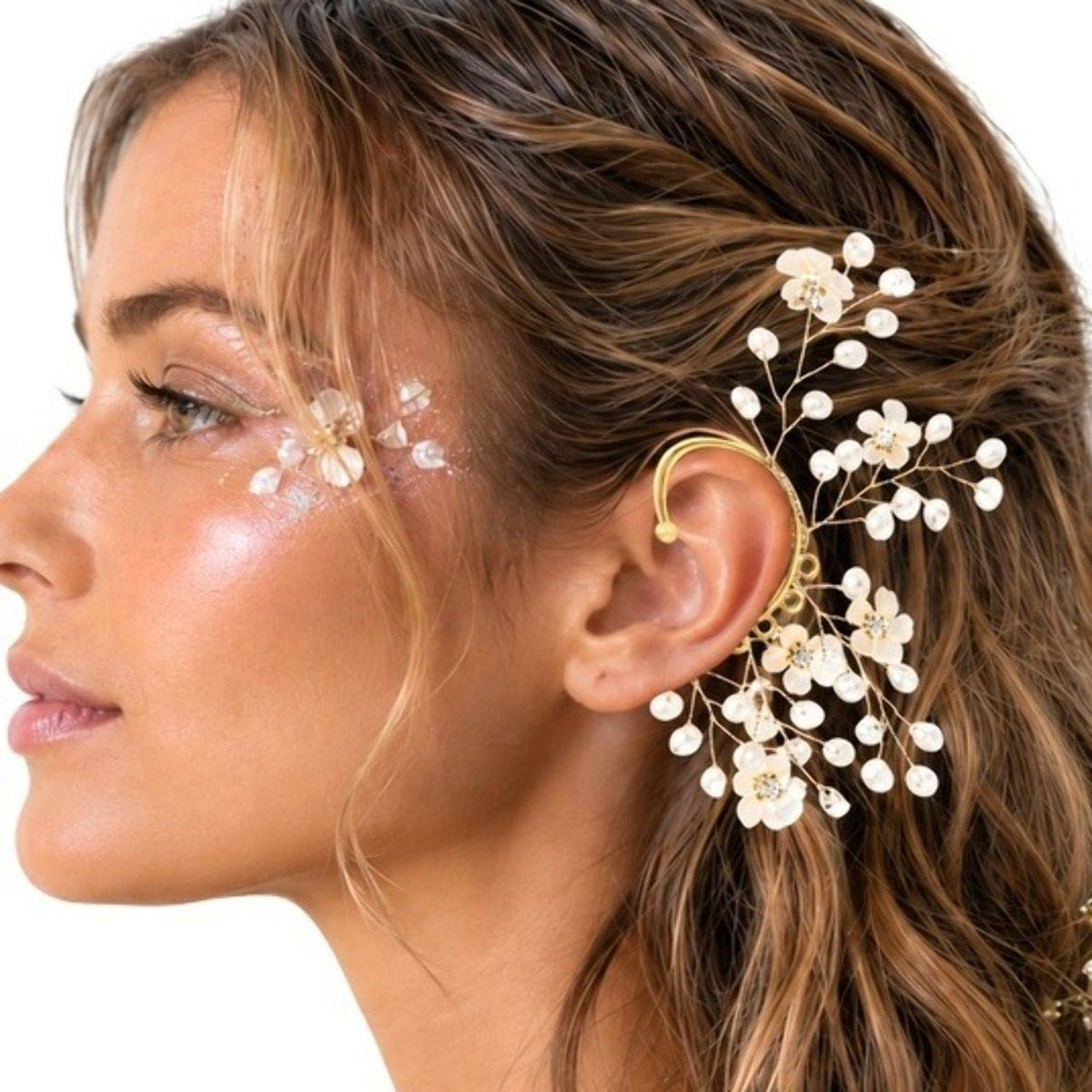 Pendiente Ear Cuff Hada Floral