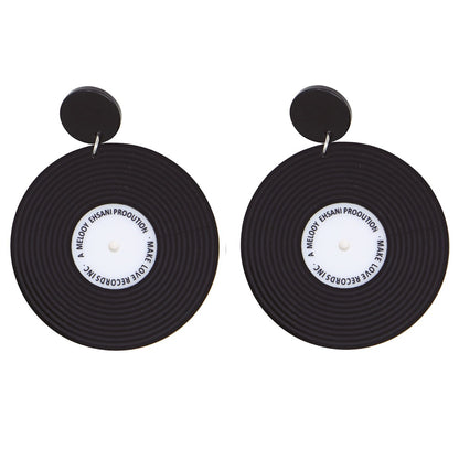 Pendientes de Discos de Vinilo