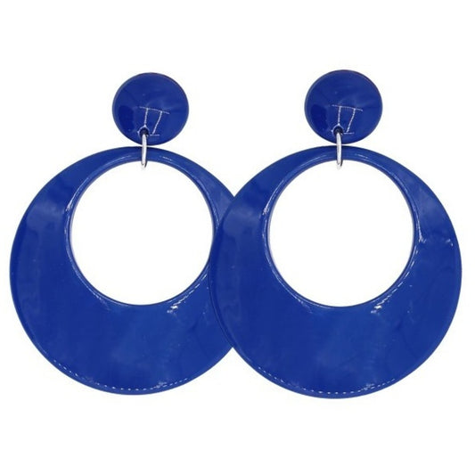 Pendientes de Flamenca Aros Azules