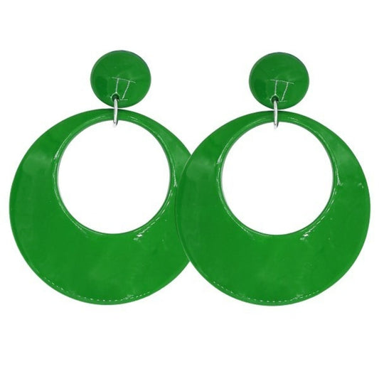 Pendientes de Flamenca Aros Verdes