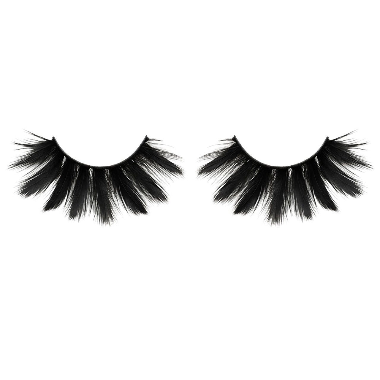 Pestañas Plumas Negras