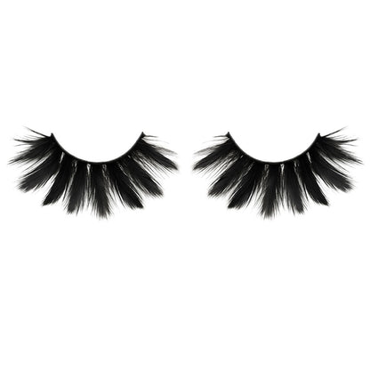 Pestañas Plumas Negras