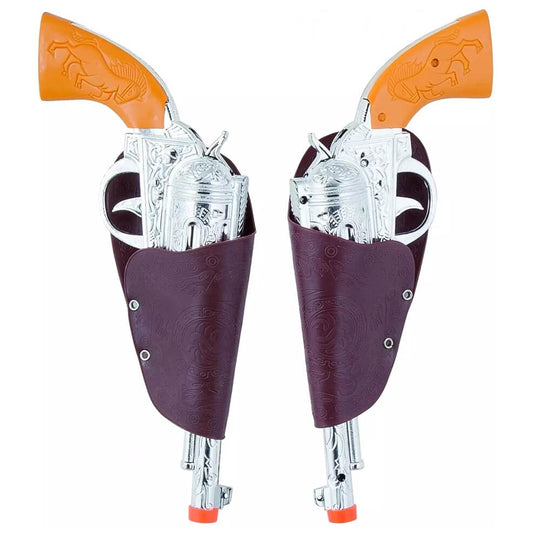 Pistolas con Cartucheras de Vaquero Sheriff