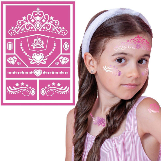 Plantilla para Maquillaje de Princesa infantil