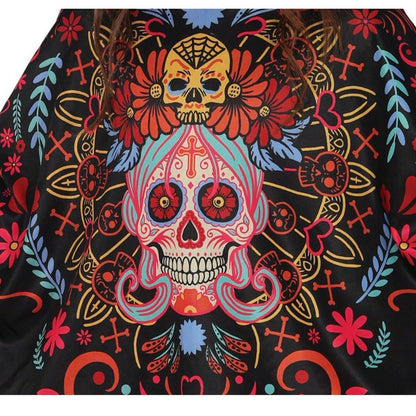 Poncho de Catrina Muerte infantil