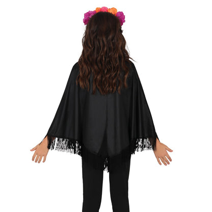 Poncho de Catrina Muerte infantil