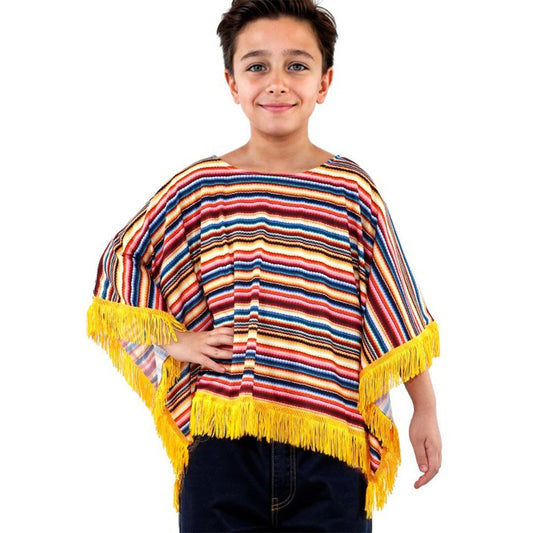 Poncho Mexicano Rayas infantil