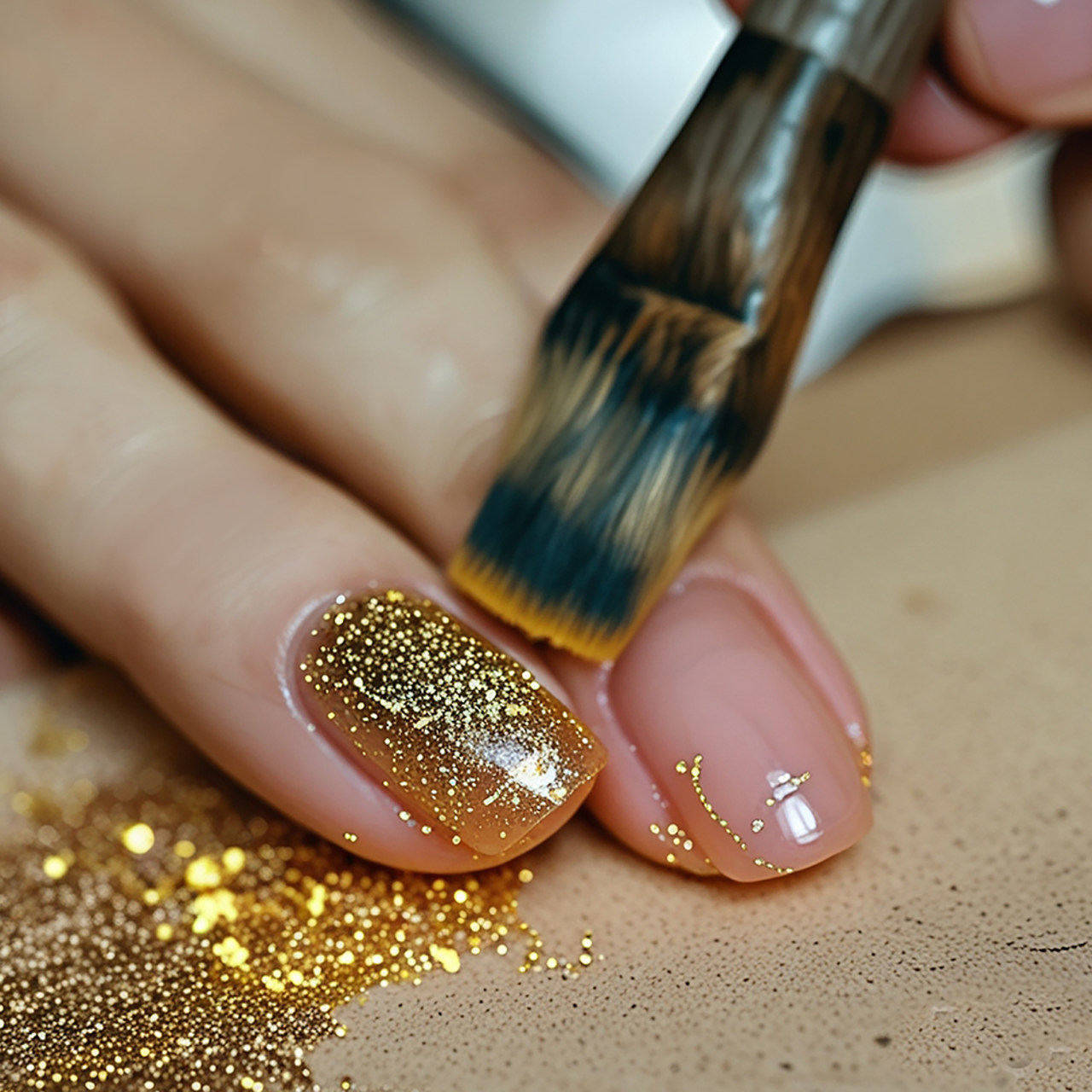 Purpurina Glitter Biodegradable Dorada